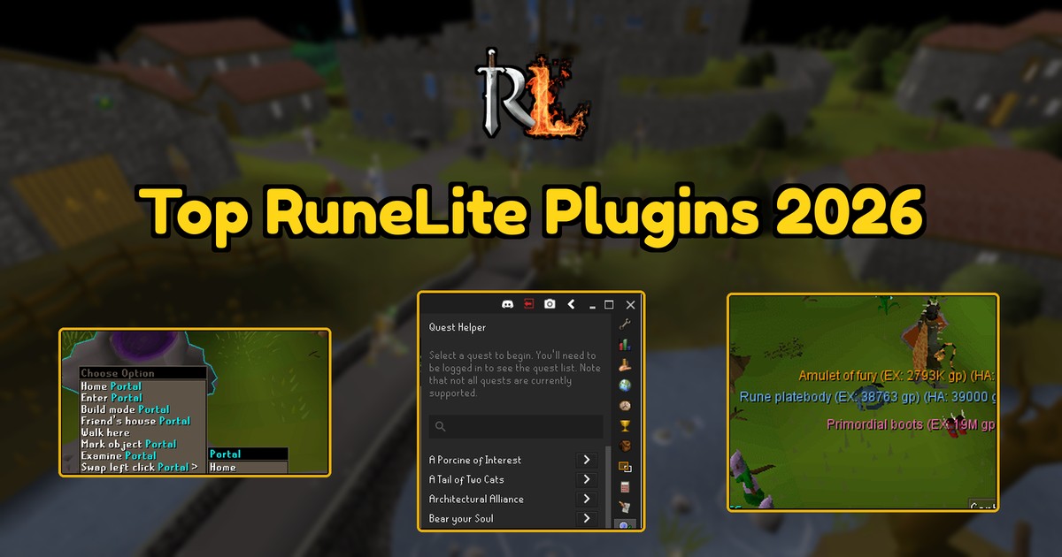 Top RuneLite Plugins Everyone Should Use in 2026 (Complete Guide)