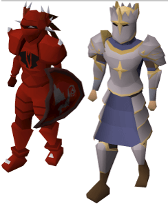 dragon set and justiciar set