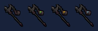 Nightmare staff, Eldritch, Volatile and Harmonised Nightmare staffs