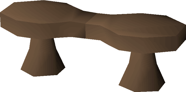 Gnome bench once built in Old School RuneScape