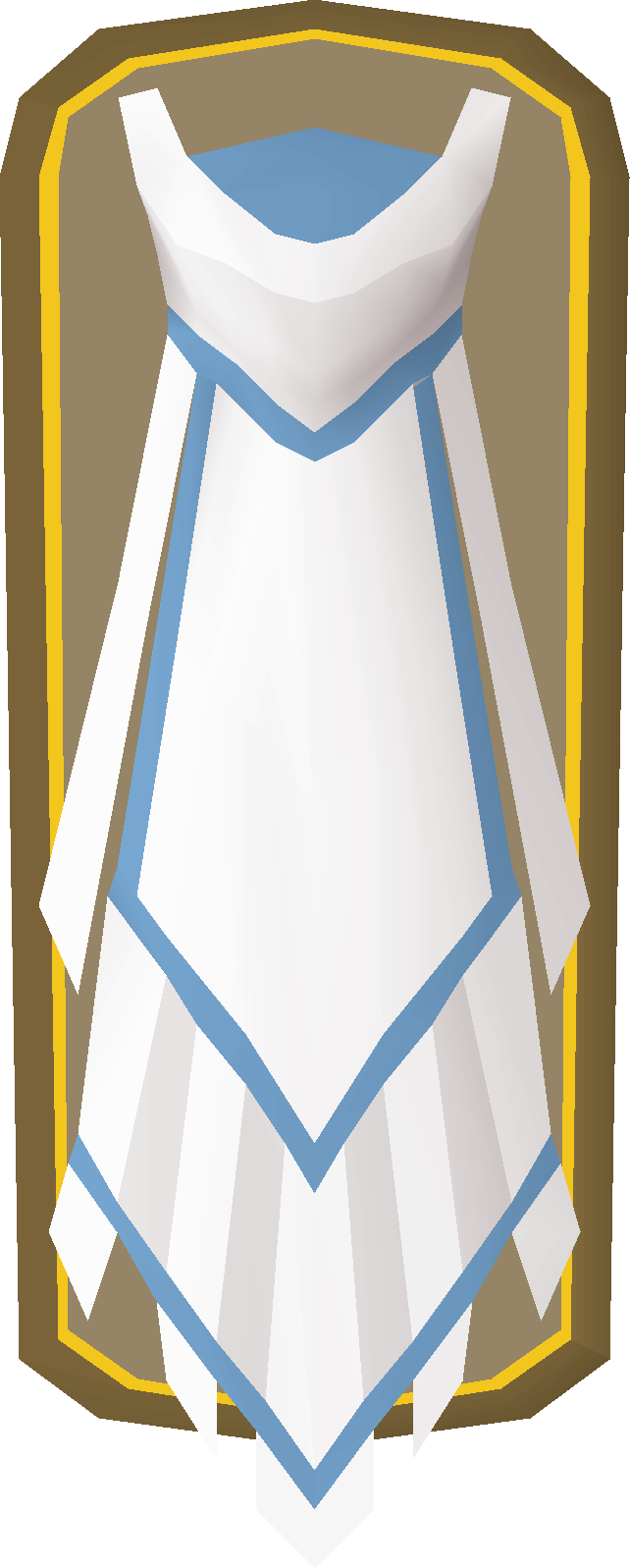 Mythical cape (mounted) once built in Old School RuneScape