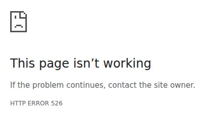 piegp.com website down - HTTP 526 error