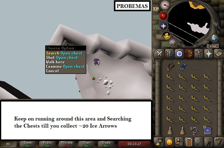searching for ice arrows